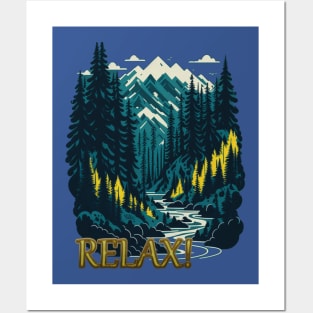 RELAX Posters and Art